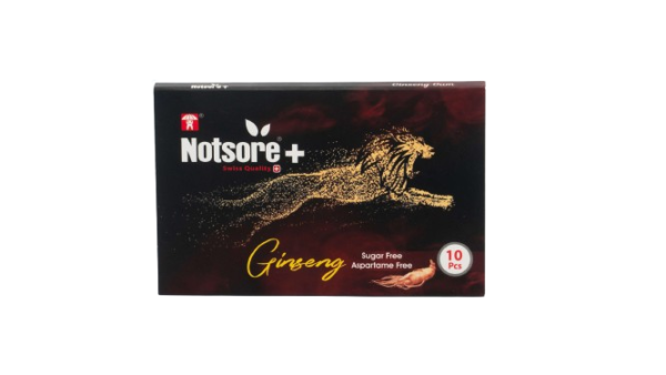 Notsore+ Sugar-Free Ginseng Chewing Gum (Blister)