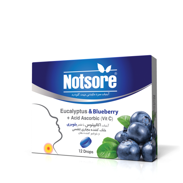 Notsore Cold Candy with Blueberry Flavor