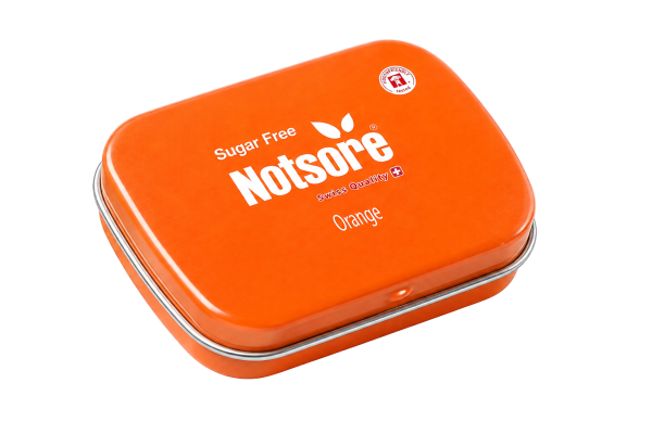 Notsore Mouth Freshener with Orange Flavor