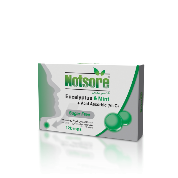 Notsore Sugar-Free Eucalyptus, Mint and Vitamin C Cold Candy