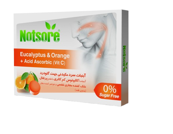 Notsore Sugar-Free Eucalyptus, Orange and Vitamin C Cold Candy